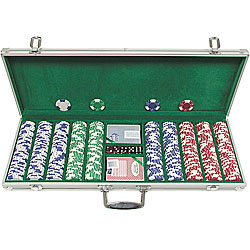 500 pc LUCKY CROWN 11.5g Chip Set w/Aluminum Case