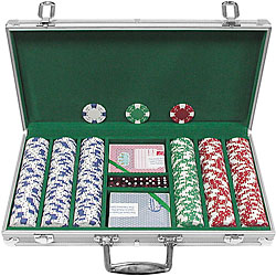 300 Chip Ace/King Suited 11.5g Set w/Aluminum Case