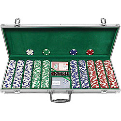 500 Chip Ace/King Suited 11.5g Set w/Aluminum Case