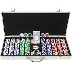 650 11.5G Holdem Poker Chip Set w/Executive Aluminum Case