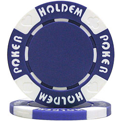 BLUE 11.5gm Suit Holdem Poker Chip