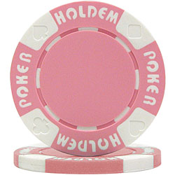 PINK 11.5gm Suit Holdem Poker Chip