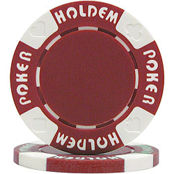 RED 11.5gm Suit Holdem Poker Chip