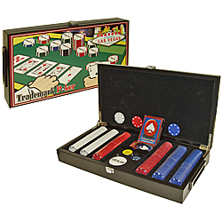 300 Composite Suited Chip Set w/ Graphic Wooden Case