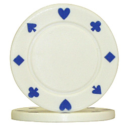 WHITE Suited Composite Chip