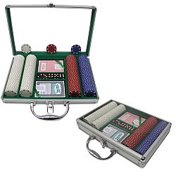200 11.5g SUITED Chips w/Clear Cover Aluminum Case