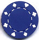 BLUE 11.5 gram  Suited Chips