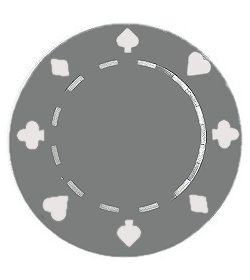 GRAY 11.5 gram SUITED Chip