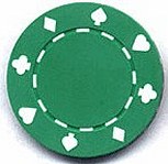 GREEN 11.5 Gram SUITED Chip