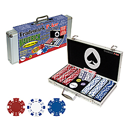 Maverick 300 Dice Style 11.5g Poker Chip Set - Retail Ready
