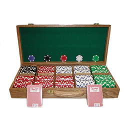 500 11.5 Gram DICE Chips OAK CASE