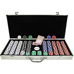 650 500 Landmark Casino 11.5 Gram Poker Chips w/ in ALUM Cas