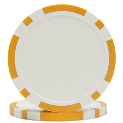 11.5g Classic Eight Stripe Dual Color Chip-Orange