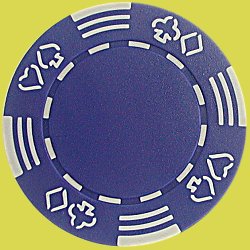 Royal Suited 11.5g BLUE Casino Chip