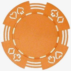 Royal Suited 11.5g ORANGE Casino Chip