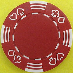 Royal Suited 11.5g RED Casino Chip