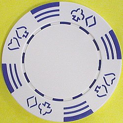 Royal Suited 11.5g WHITE Casino Chip
