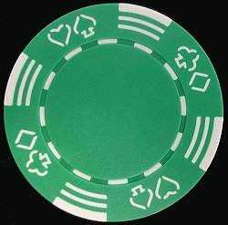 Royal Suited 11.5g GREEN Casino Chip