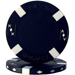 BLACK Texas Holdem Chip 11.5 gram