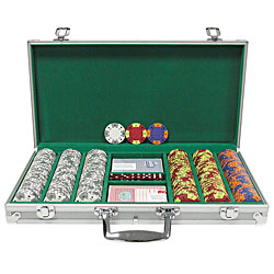 300 Tri-Color Suit Design Set w/Aluminum Case