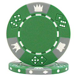GREEN Tri-Color Triple Crown 11.5 gram