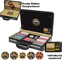 ESPNR 300 pc Championship Edition Set w/Genuine Leather Case