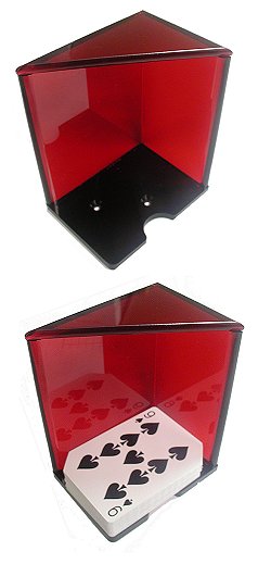 6 Deck Discard Holder (Red) with Top