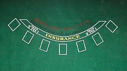 Blackjack Layout 36 x 72 inch