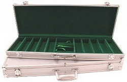 500 Capacity Chip Case - Aluminum Hard Shell