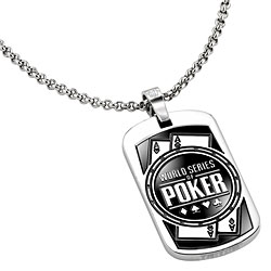 WSOP Stainless Steel Dog Tag