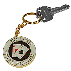 No Limit Texas Hold'em Key Chain