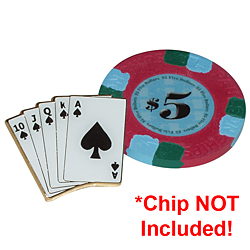 Royal Flush Lapel Pin