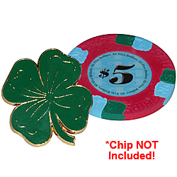 Lucky Four Leaf Clover Lapel Pin