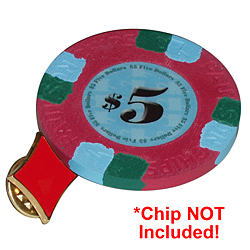 Suited Red Diamond Lapel Pin