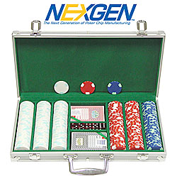 300 River Poker Tour EDGE SPOT NEXGENT Poker Chips w/Alum.