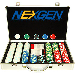 400 River Poker Tour NEXGEN EDGE SPOT Chips w/Aluminum Case