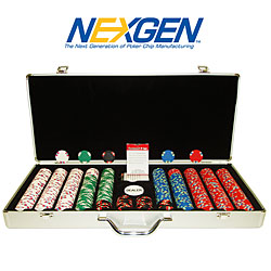 650 Lucky Bee EDGE SPOT NEXGEN Chips w/ Aluminium Case