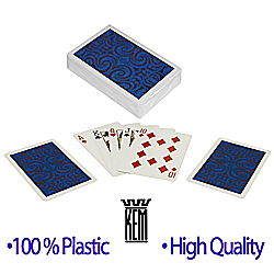 KEM Mendhi Bridge Size Playing Cards-Blue Deck