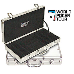 World Poker Tour Executive Aluminum 300 Poker Chip Case