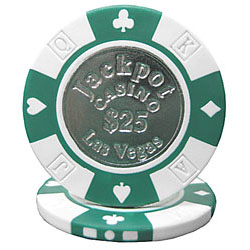 50 Chip $25 Jackpot Casino Las Vegas Poker Chip 