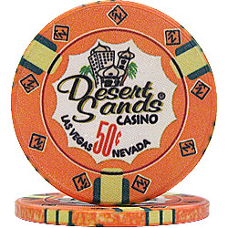 Desert Sands Casino 10g 50 cent Poker Chip