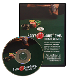 Poker Countdown Tournament Timer DVD