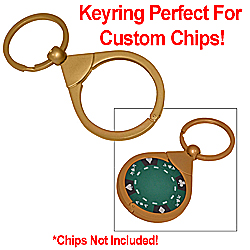 Poker Chip Key Ring