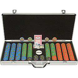 650 Chip Nevada Jacks 10g Set w/Executive Aluminum Case