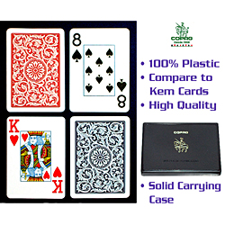 Copag Poker Size Jumbo Index - Blue*Red Setup