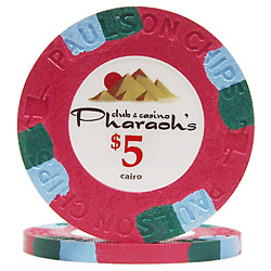 Pharaoh's Club $5 chip