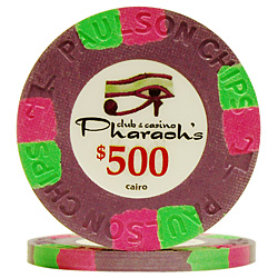 Pharaoh's Club $500 chip