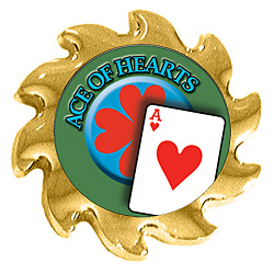 Ace of Hearts Spinner Card Cover