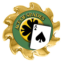 Ace of Spades Spinner Card Cover