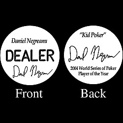 DANIEL NEGREANU Professional Collector's Dealer Button